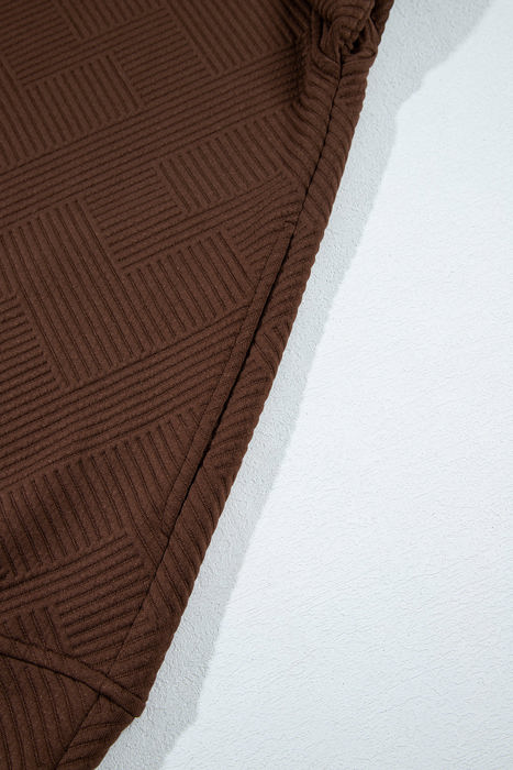 Teresa Textured Drop Shoulder Pullover