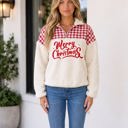  Thaliah Merry Christmas Baggy Sweatshirt