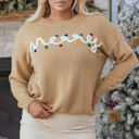  Theresa Detail Christmas Dolman Sweater