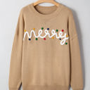  Theresa Detail Christmas Dolman Sweater
