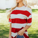  Tiana Block Oversize Tunic Tee