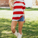 Tiana Block Oversize Tunic Tee