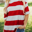  Tiana Block Oversize Tunic Tee