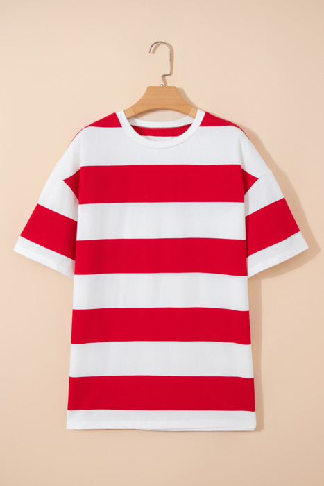 Tiana Block Oversize Tunic Tee