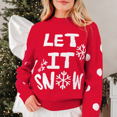 Tiffany Christmas Holiday Loose Sweater