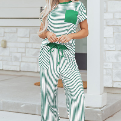Tilly Stripe Tee & Pants Set