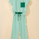  Tilly Stripe Tee & Pants Set