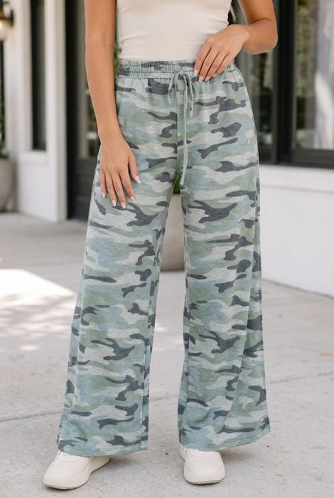 Toni Elastic Waist Casual Pants