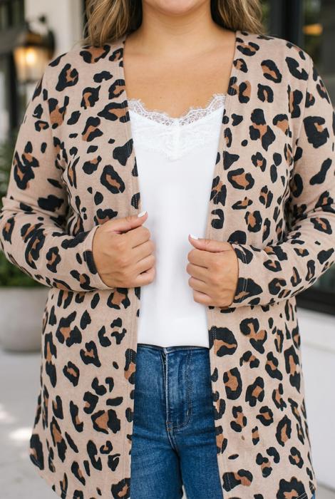 Trisha Long Sleeve Tunic PLUS Cardigan
