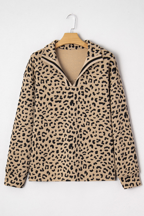 Tru Polo Collar Pullover Top