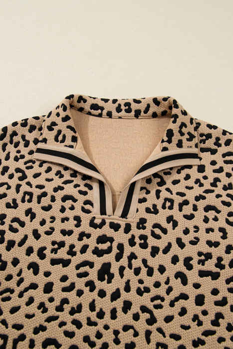 Tru Polo Collar Pullover Top
