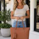  Valeria Handbag with Detachable Pouch