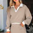  Valerie Cropped Pullover Drawstring Skirt Set