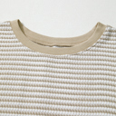  Vanessa Knit Ribbed Trim Long Sleeve PLUS Top