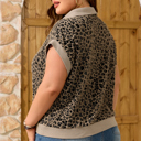  Veda Collar Cuffed Sleeve PLUS Top