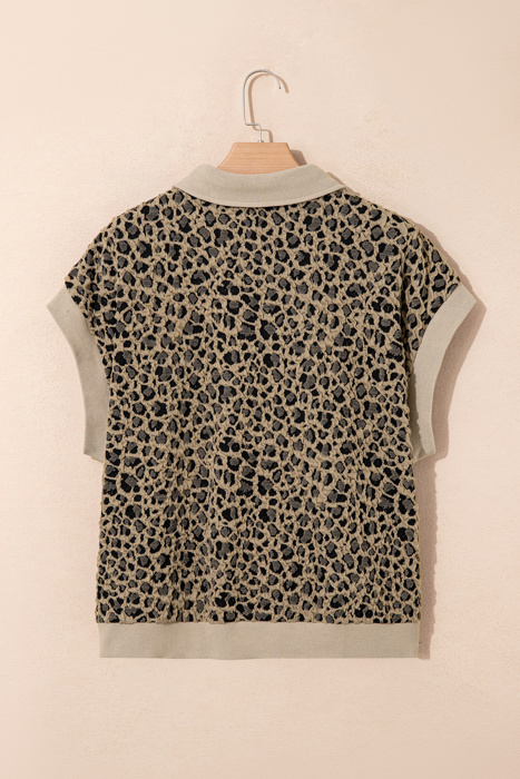 Veda Collar Cuffed Sleeve PLUS Top