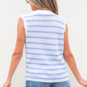  Veda V Neck Gold Buttons Elegant Sweater Vest