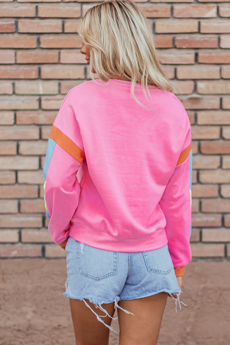Veronica Colorblock French Terry Top