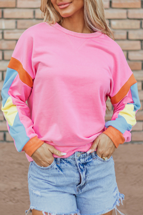 Veronica Colorblock French Terry Top