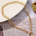  Vintage Coin Pendant Chain Necklace