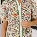  Violet Sleeve Floral Shirt