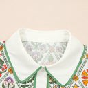  Violet Sleeve Floral Shirt