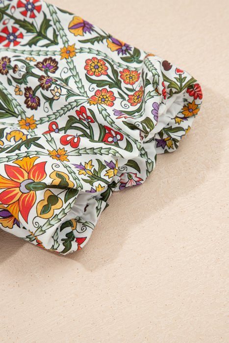 Violet Sleeve Floral Shirt