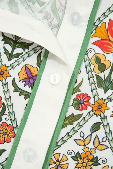 Violet Sleeve Floral Shirt