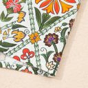  Violet Sleeve Floral Shirt