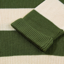  Violet Stripe Colorblock Notched PLUS Sweater