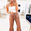  Violeta Tiered Bell Bottom Pants
