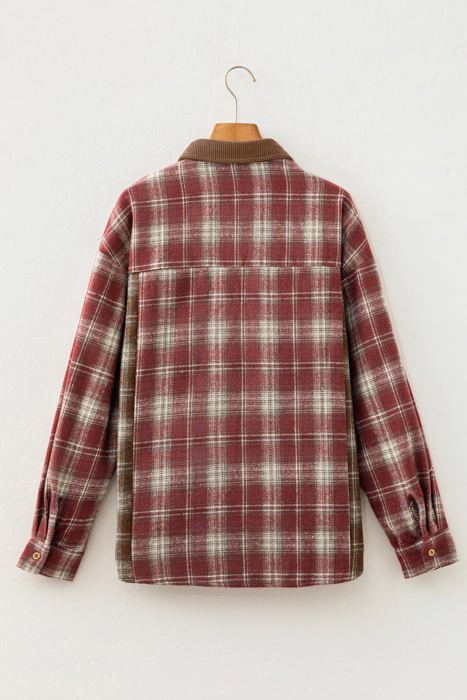 Vivianah Down Shirt Long Sleeve Top