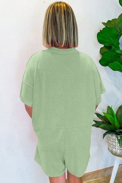 Vivienne Half Sleeve Knit Romper