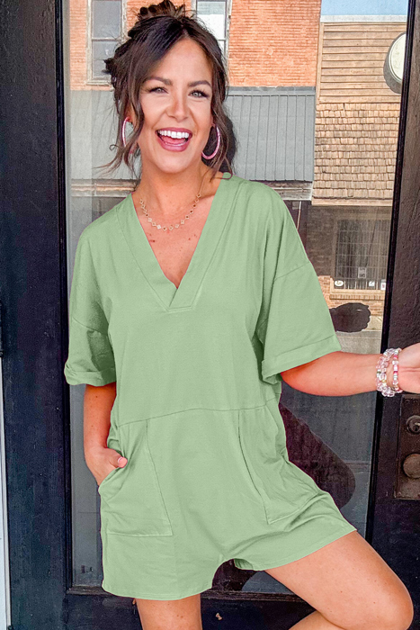 Vivienne Half Sleeve Knit Romper
