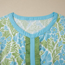  Waverly Trim Half Sleeve Blouse