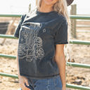  Western Cowboy Boots Tee