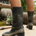  Western Distressed Boots