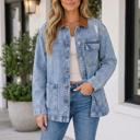  Whitley Collar Long Sleeve Jacket