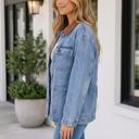  Whitley Collar Long Sleeve Jacket