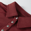  Whitley Patchwork Snap Oversize Hoodie