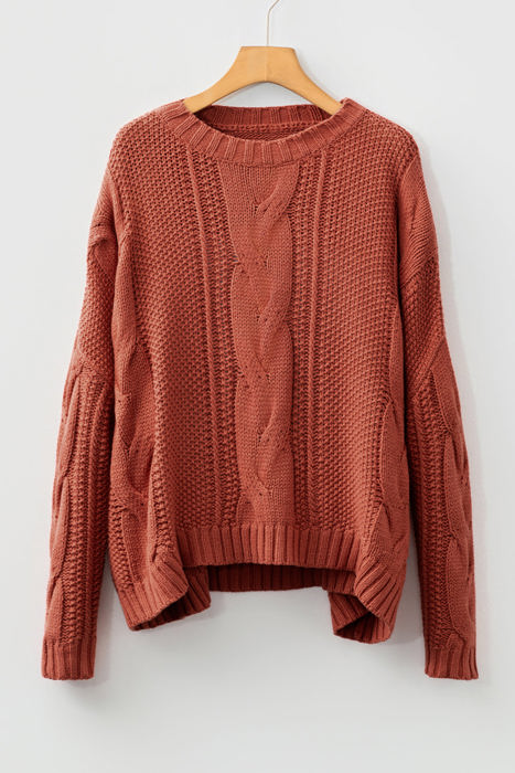 Willaira Slouchy Textured Knit Sweater