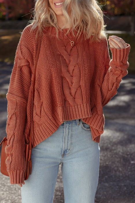 Willaira Slouchy Textured Knit Sweater