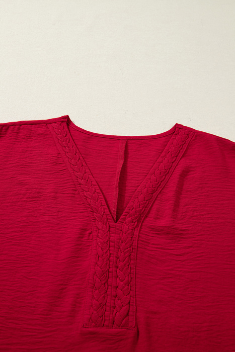 Willow Trim Half Sleeve Blouse