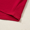  Willow Trim Half Sleeve Blouse