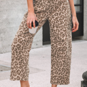 Khaki Size 4 Winnie Print Straight Loose Jeans