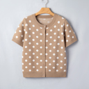  Winnie Short Sleeve Down Sweater