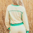  Wren Long Sleeve Pullover and Drawstring Shorts Outfit