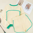  Wren Long Sleeve Pullover and Drawstring Shorts Outfit