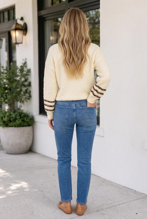 Wren Sleeve Casual Sweater Long Sleeve Top