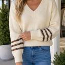  Wren Sleeve Casual Sweater Long Sleeve Top